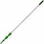 Unger 18' Telescopic Pole - 18 ft Length - Green - Aluminum - (UNGED550)