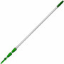 Unger 18' Telescopic Pole - 18 ft Length - Green - Aluminum - (UNGED550)