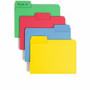 Smead SuperTab 1/3 Tab Cut Letter Recycled Top Tab File Folder - 8 1/2" x 11" - Top Tab Location - Assorted Tab Position - 11 pt. - 1 Plys - (SMD10480)