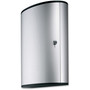 Durable Locking Key Cabinet, 72-Key, Brushed Aluminum, Silver, 11.75 x 4.63 x 15.75 DBL195523