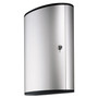 Durable Locking Key Cabinet, 72-Key, Brushed Aluminum, Silver, 11.75 x 4.63 x 15.75 DBL195523