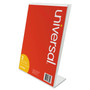Universal Clear L-Style Freestanding Frame, 8.5 x 11 Insert, 3/Pack