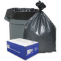 Platinum Plus Can Liners, 56 gal, 1.55 mil, 43" x 48", Gray, 10 Bags/Roll, 5 Rolls/Carton
