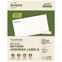 Avery EcoFriendly Mailing Labels, Inkjet/Laser Printers, 0.5 x 1.75, White, 80/Sheet, 100 Sheets/Pack