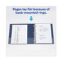 Avery Heavy-Duty View Binder with DuraHinge and One Touch EZD Rings, 3 Rings, 1.5" Capacity, 11 x 8.5, Navy Blue