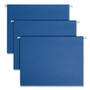Smead Colored Hanging File Folders with 1/5 Cut Tabs, Letter Size, 1/5-Cut Tabs, Navy, 25/Box