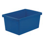 Storex Storage Bins, 5.5 gal, 10.63 x 15.63 x 8, Randomly Assorted Colors