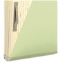 Smead Pressboard Mortgage Folders, 1" Expansion, 8 Dividers, 1 Fastener, Legal Size, Green Exterior, 10/Box