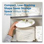 Dixie Pathways with Soak Proof Shield Heavyweight Paper Bowls, WiseSize, 12 oz, Green/Burgundy, 125/Pack, 4 Packs/Carton