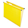 Pendaflex SureHook Hanging Folders, Letter Size, 1/5-Cut Tabs, Yellow, 20/Box