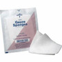 Medline Sterile 12 Ply Cotton Gauze Sponges - 12 Ply - 3" Width x 3" Length - White