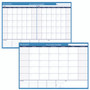 AT-A-GLANCE 30/60-Day Undated Horizontal Erasable Wall Planner, 48 x 32, White/Blue Sheets, Undated