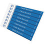 Avery Binder Spine Inserts, 1" Spine Width, 8 Inserts/Sheet, 5 Sheets/Pack