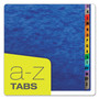 Pendaflex Expanding Desk File, 23 Dividers, Alpha Index, Letter Size, Blue Cover