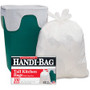 Berry Handi-Bag Flap Tie Tall Kitchen Bags - Small Size - 13 gal Capacity - 29" Length x 23.50" Width x 0.60 mil (15 Micron) Thickness - White - Hexene Resin