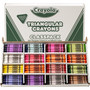Crayola Classpack Triangular Crayons, 16 Colors, 256/Carton