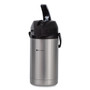 BUNN 3 Liter Lever Action Airpot, Stainless Steel/Black (BUNAIRPOT30) View Product Image