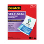 Scotch Self-Sealing Laminating Pouches, 9.5 mil, 9" x 11.5", Gloss Clear, 25/Pack (MMMLS85425G) View Product Image