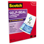 Scotch Self-Sealing Laminating Pouches, 9.5 mil, 9" x 11.5", Gloss Clear, 25/Pack (MMMLS85425G) View Product Image