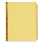 Avery Preprinted Laminated Tab Dividers with Gold Reinforced Binding Edge, 31-Tab, 1 to 31, 11 x 8.5, Buff, 1 Set