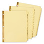 Avery Preprinted Laminated Tab Dividers with Gold Reinforced Binding Edge, 31-Tab, 1 to 31, 11 x 8.5, Buff, 1 Set