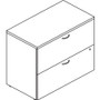 HON Mod Lateral File, 2 Legal/Letter-Size File Drawers, Slate Teak, 36" x 20" x 29" (HONLLF3620L2LS1) View Product Image