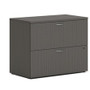HON Mod HLPLLF3620L2 Lateral File - 29" Height x 36" Width x 20" Depth - 2 - Finish: Slate Teak