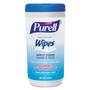 PURELL Clean Scent Hand Sanitizing Wipes - Clean - White - 40/Tub