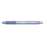 Sharpie S-Gel S-Gel Fashion Barrel Gel Pen, Retractable, Medium 0.7 mm, Black Ink, Frost Blue Barrel, Dozen (SAN2126232) View Product Image