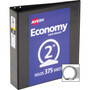 Avery Economy View Binder with Round Rings , 3 Rings, 2" Capacity, 11 x 8.5, Black, (5730)