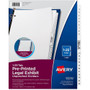 DIVIDERS;LEGAL;SIDETAB;1-25
