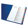 Avery Customizable TOC Ready Index Multicolor Tab Dividers, 26-Tab, A to Z, 11 x 8.5, White, Contemporary Color Tabs, 1 Set