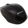 Verbatim Wireless Multi-trac LED Optical Mouse - Blue Optical - Wireless - Radio Frequency - 2.40 GHz - Black