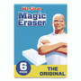 Mr. Clean Magic Eraser, 2.3 x 4.6, 1" Thick, White, 6/Pack, 6 Packs/Carton