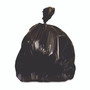 Heritage Reprocessed Resin Can Liners, 56 gal, 1.5 mil, 43" x 47", Black, 100/Carton
