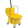 Genuine Joe Bucket/Wringer Combo Sidepress, 16"x14"x21", Yellow (GJO02347) View Product Image