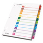 Cardinal OneStep Printable Table of Contents and Dividers, 12-Tab, Jan. to Dec., 11 x 8.5, White, Assorted Tabs, 1 Set