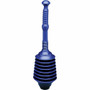 Impact Deluxe Professional Plunger - 2.75" Cup Diameter - Polyethylene - Dark Blue - Toilet