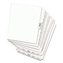 Avery Preprinted Legal Exhibit Side Tab Index Dividers, Avery Style, 10-Tab, 2, 11 x 8.5, White, 25/Pack