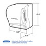 Kimberly-Clark Professional* Lev-R-Matic Roll Towel Dispenser, 13.3 x 9.8 x 13.5, Smoke