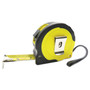 Boardwalk Easy Grip Tape Measure, 25 ft, Plastic Case, Black and Yellow, 1/16" Graduations (BWKTAPEM25) View Product Image