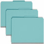 Smead SafeSHIELD 2/5 Tab Cut Letter Recycled Classification Folder - 8 1/2" x 11" - 3" Expansion - 2 x 2S Fastener(s) - 2" for Folder - Top Tab Location - (SMD14094)
