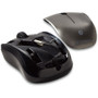Verbatim Bluetooth Wireless Tablet Multi-Trac Blue LED Mouse, 2.4 GHz Frequency/30 ft Wireless Range, Left/Right Hand Use, Graphite