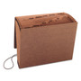 Smead TUFF Expanding Wallet, 12 Sections, Elastic Cord Closure, 1/6-Cut Tabs, Letter Size, Redrope