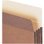 Smead Redrope Drop Front File Pockets, 3.5" Expansion, Legal Size, Redrope, 25/Box