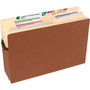 Smead Redrope Drop Front File Pockets, 3.5" Expansion, Legal Size, Redrope, 25/Box