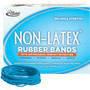 Alliance Rubber Rubber Bands with Antimicrobial Product Protection - Size: #33 - 3.5" Width x 130 mil Thickness - 0.25 lb/in - Latex-free, Antimicrobial, Stretchable - Synthetic Rubber