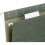 Smead Poly Index Tabs and Inserts For Hanging File Folders, 1/5-Cut, White/Clear, 2.25" Wide, 25/Pack