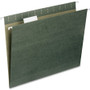 Smead Poly Index Tabs and Inserts For Hanging File Folders, 1/5-Cut, White/Clear, 2.25" Wide, 25/Pack