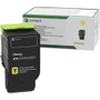Lexmark Unison Original Standard Yield Laser Toner Cartridge - Yellow - 1 Each - (LEX78C10Y0)